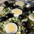 Salata de cartofi cu spanac O excelenta salata de primavara, care seamana cumva cu una orientala, insa are marele avantaj ca spanacul, pe langa faptul ca are mai mult gust, ramane tantos in combinatie, nu...